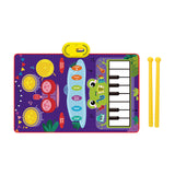 Maxbell Piano Drum Mat Multifunctional Improve Hand Eye Coordination Skills Baby Toy frag pattern