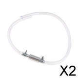 Maxbell 2xCar Motorcycle Hydraulic Brake Bleeder Valve Clutch Hose Tool Kit  Silver