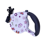 Maxbell Maxbell Pet Dog Automatic Lead Leash Retractable Walking Lead 5M Butterfly