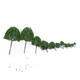 Maxbell 3 Set 12pc,10pc,11pc Model Green Tree Train Railway Scenery Landscape Scale 1:50