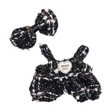 Maxbell 2Pcs Doll Clothes Set Soft for 5.91inch or 6.69inch Pendant Dolls  black