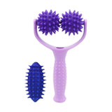 Maxbell Massage Roller Ball Portable Manual Massage Tool for Shoulder Full Body Neck Purple