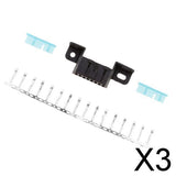 Maxbell 3x16 Pin Female Wire Sockets Connector OBDII Car Auto Adapter J1962 Housing