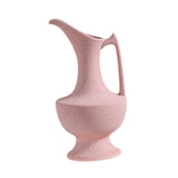 Maxbell Flower Vase with Handles and Spouts Elegant Art for TV Cabinet Wedding Shelf Pink