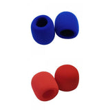Maxbell Red + Blue Microphone Audio Mic Windscreen Wind Shield Sponge Foam Cover Decor