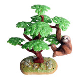 Maxbell Mini Ficus Tree Micro Landscape Decor Miniature Plant Model for Dollhouse