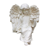 Maxbell Angel Statue Adorable Centerpiece Resin Angel Figurine for Yard Lawn Bedroom