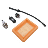 Maxbell Air Filter Fuel Filter &Choke Lever Knob for STIHL FS120 FS200 FS250 FS300