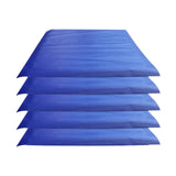 Maxbell 5 Pieces Beehive Cover Rainproof Cloth 50x60 cm Tear Resistant PVC Protector Blue
