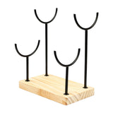 Maxbell Bracelet Holder Display Metal Jewelry Storage Rack for Necklaces Bangle Show Black