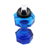 Maxbell 2pcs 2.2L Dumbbell Transparent Sport Cup Exercise Water Bottle Fitness Gym