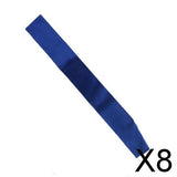 Maxbell 8xBlank Plain Satin Sash Royal Blue