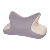 Maxbell Office Nap Pillow Elegant Neck Support Ice Silk Desk Sleeping Napping Pillow Light Gray