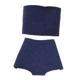 Maxbell 1/6 Scale Female Clothes Collection Dress up Clothing Stylish Casual Costume Dark Blue
