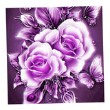Maxbell 5D Diamond Embroidery Painting Animal Tiger & Flower Cross Stitch Art Kit