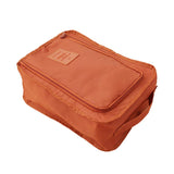 Maxbell 2pcs Household / Travel Outdoor Shoes Pouch Storage Organizer Bag Box Orange