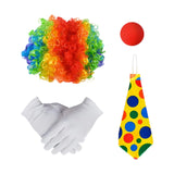 Maxbell Clown Costume Funny Role Play for Festive Events Masquerade Parties Carnival Type B