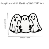Maxbell Halloween Ghost Floor Mat Modern Indoor Door Mat for Kitchen Hallway Bedroom 60cmx90cm