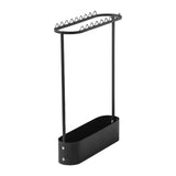 Maxbell Badminton Racquet Storage Rack Tennis Racket Organizer Sturdy Floor Standing Black