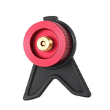 Maxbell Camping Gas Stove Adapter Gas Refill Adapter for Garden Backpacking Cookware red