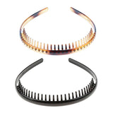 Maxbell 2/set Resin Zigzag Hair Band Toothed Headband  Hoop Band Hair Accessories