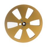 Maxbell 1/4 7 inch Empty Tape Reel Sturdy Replacement for Reel to Reel Tape Gold
