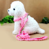 Maxbell Maxbell Adjustable Pet Dog Belt Nylon Lead Leash Collar Harness Safety Strap Pink