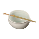 Maxbell Ceramic Matcha Bowl Set Parties Handcrafted for Tea Lovers with Bamboo Spoon