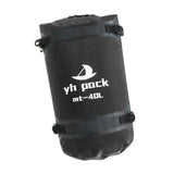 Maxbell Waterproof Duffel Bag Universal Spacious Capacity for Kayaking Travel Hiking black 40L