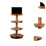 Maxbell Rotating Jewelry Storage Organizer Necklace Hanger for Pendant Rings Dresser