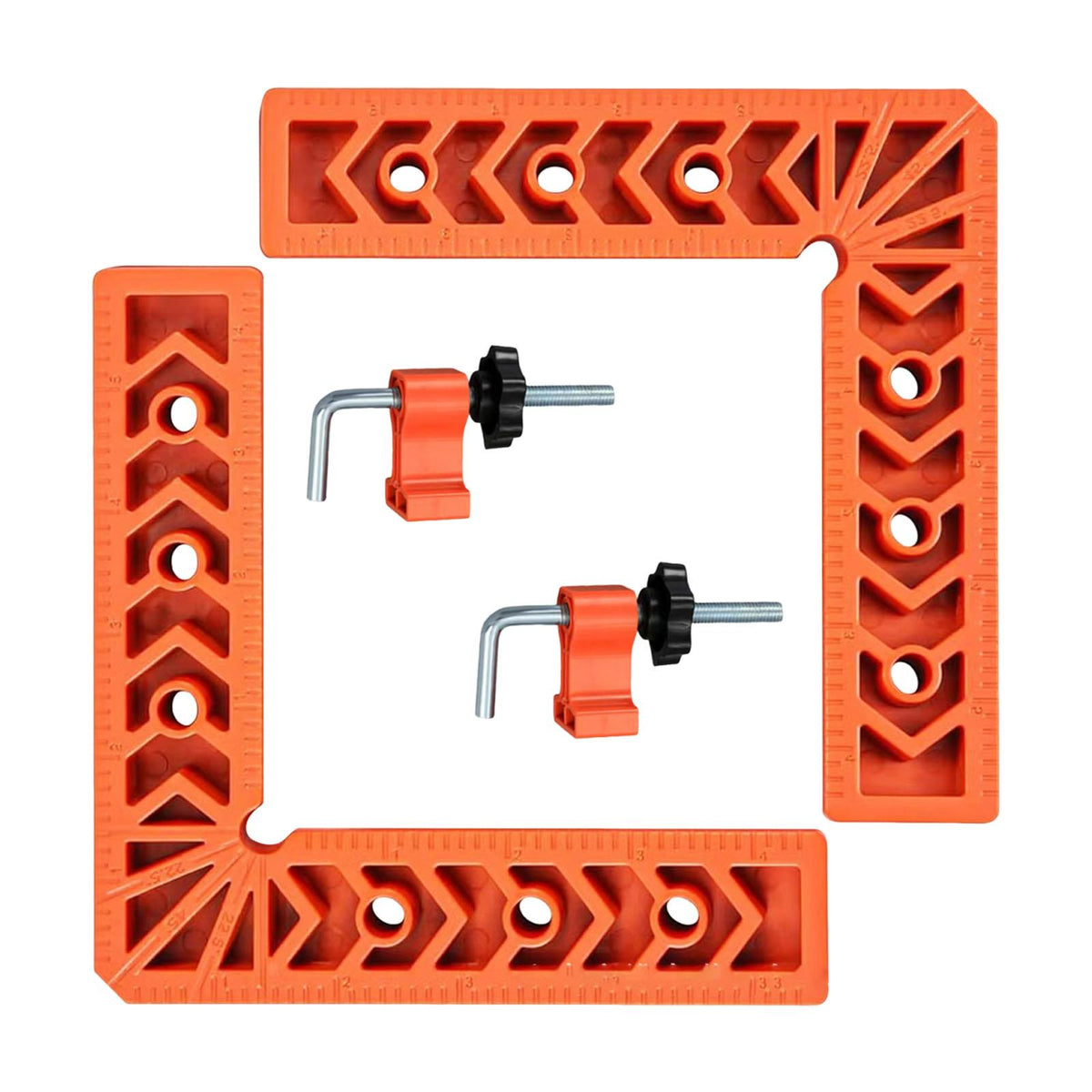 Maxbell 2x 90 Degree Corner Clamp Carpentry Square for Boxes Cabinets Picture Frames L