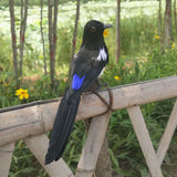 Maxbell 2Pcs Artificial Realistic Woodland Birds for Garden Weding Home Decoration