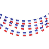 Maxbell 10m French 30Pcs Flag String Bunting Banner Garland Outdoor Garden Decor - Aladdin Shoppers