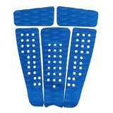 Maxbell Maxbell 5 Pieces Diamond Grooved EVA Surfboard Traction Deck Grip Tail Pad Blue