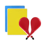 Maxbell 4Pcs Taekwondo Training Set Striking Pads Kick Pads for Beginner Gift Boxing Red Yellow Blue