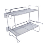 Maxbell over The Toilet Storage Shelf Portable Storage Rack for Dorm Farmhouse Hotel Silver