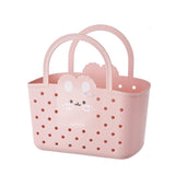 Maxbell Shower Caddy Basket Lightweight Dorm with Handles Multipurpose Gym Organizer Pink