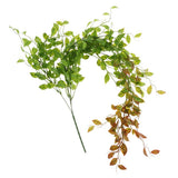 Maxbell 2.76ft Artificial Trailing Ivy Vine Leaf Garland Plants Foliage Floral Red