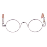 Maxbell 2 Pieces 1/3 BJD Hippy Round Glasses Eyewear for SD DOD Doll