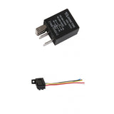 Maxbell DC Car Vehicle 12V Volt 20A/30A Transparent SPDT 5Pin Relay & Socket 5 Wire