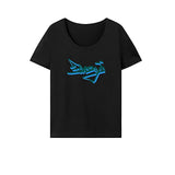 Maxbell Maxbell T Shirt for Women Summer Soft Short Sleeve Top for Daily Wear Camping Office XXL Black