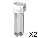 Maxbell 2xBottle Filter Replaceable Home Appliance for Kitchen Brass with a Plate