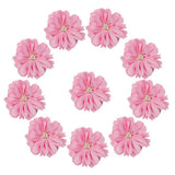 Maxbell 10pcs Adorable Flower Hair Clips For Party Favor Hair Decoration Accessories -Pink - Aladdin Shoppers