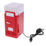 Maxbell Portable 5V USB LED Fridge Heat and Cool Dual Use Refrigerator Black + Red