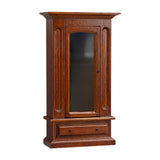 Maxbell Dollhouse Furniture Wood Wardrobe Vintage Dollhouse Accessories 1:12 Scale