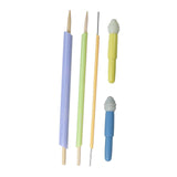 Maxbell Maxbell 3Pcs DIY Tool with 2Pcs Seam Ripper Fabric Tube Turners Set Tapestry Webbing