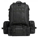 Maxbell Military Tactical Rucksack Molle Assault Backpack Bag for Hiking 65L Black