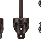 Maxbell Bungee Kit and End Cap Repair Curtain Holders for Coolaroo Blackout Tie Down