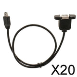 Maxbell 20xMini USB 5 Pin Male to USB 2.0 B Female Jack Printer Panel Mount Cable