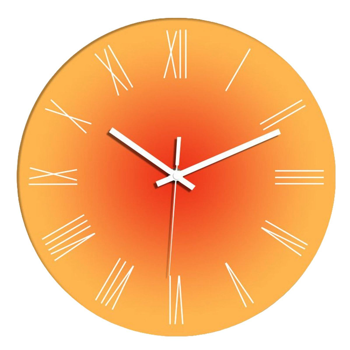 Maxbell Maxbell Wall Clock Non Ticking Bathroom Room Silent Hanging Clocks Roman Numerals